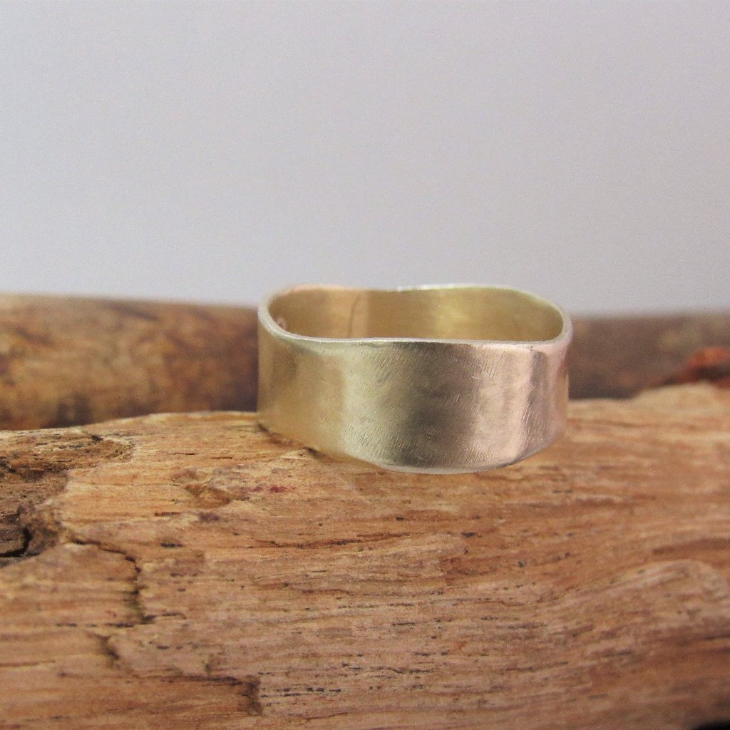 Wedding Ring For Women 14k Yellow Gold Wide Wedding Ring For Women 1200$